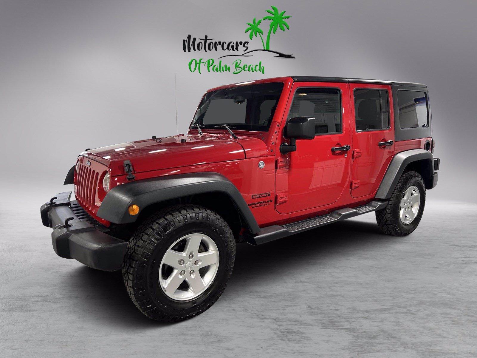 Used 2014 Jeep Wrangler Unlimited Sport For Sale (Sold) | Gem Of Palm ...